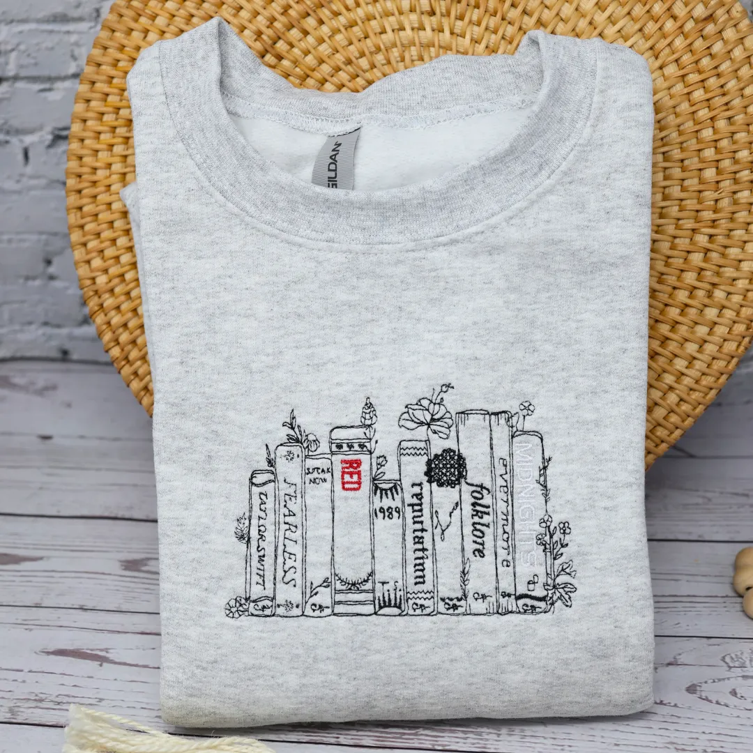 Taylor The Eras Tour Hand Embroidered Sweatshirt