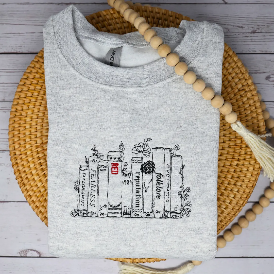 Taylor The Eras Tour Hand Embroidered Sweatshirt