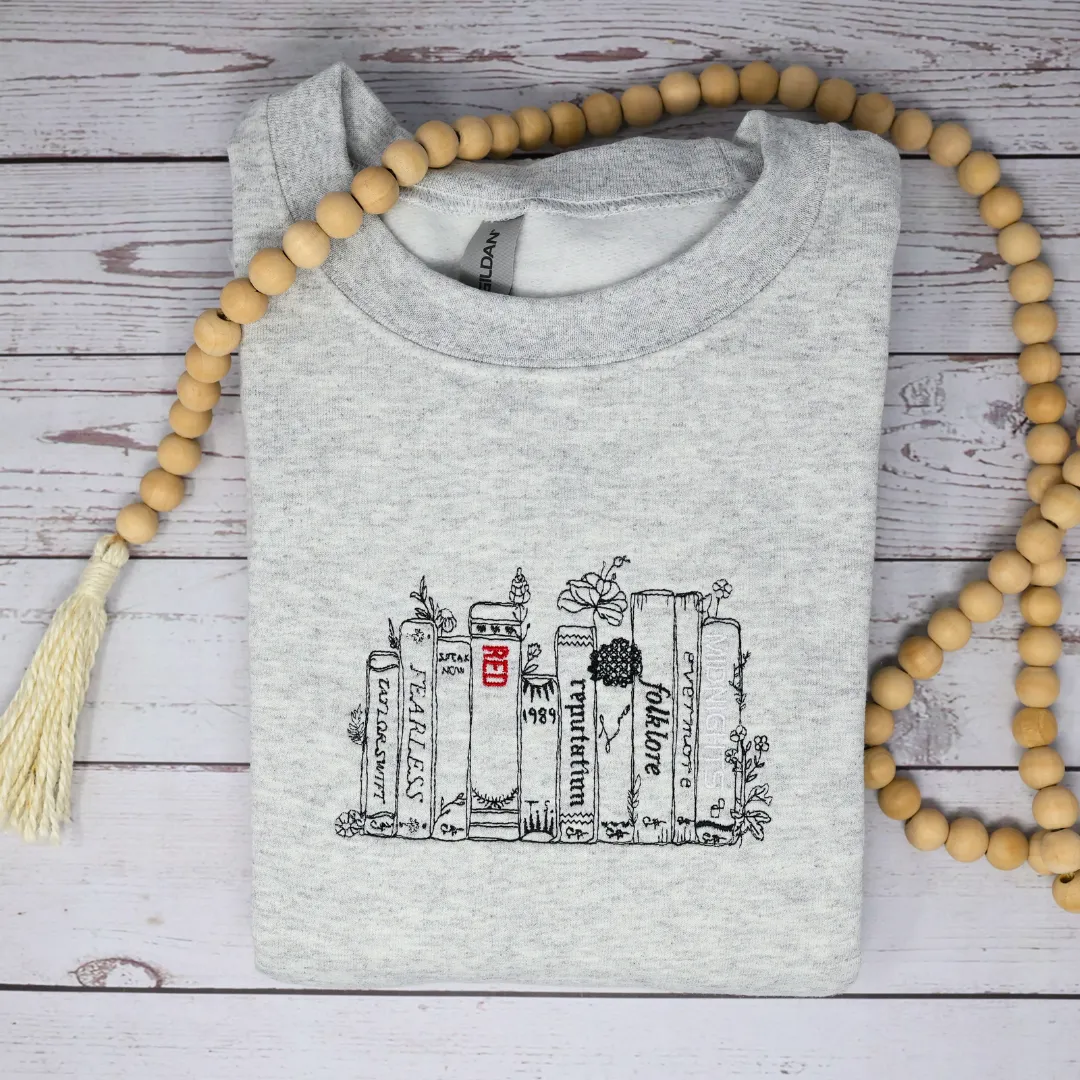 Taylor The Eras Tour Hand Embroidered Sweatshirt