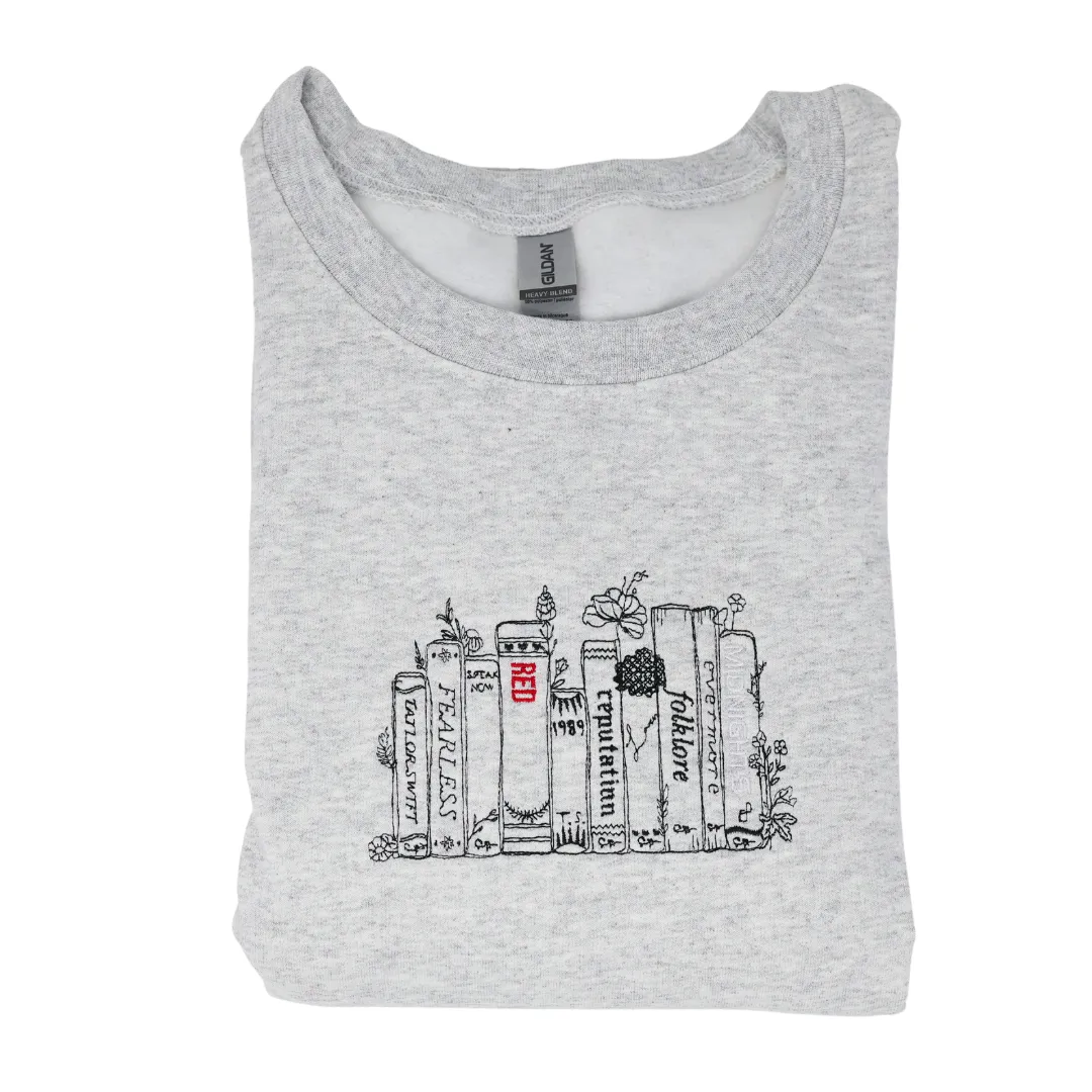 Taylor The Eras Tour Hand Embroidered Sweatshirt