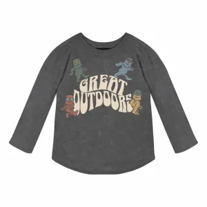 Tiny Whales Great Outdoors Raglan