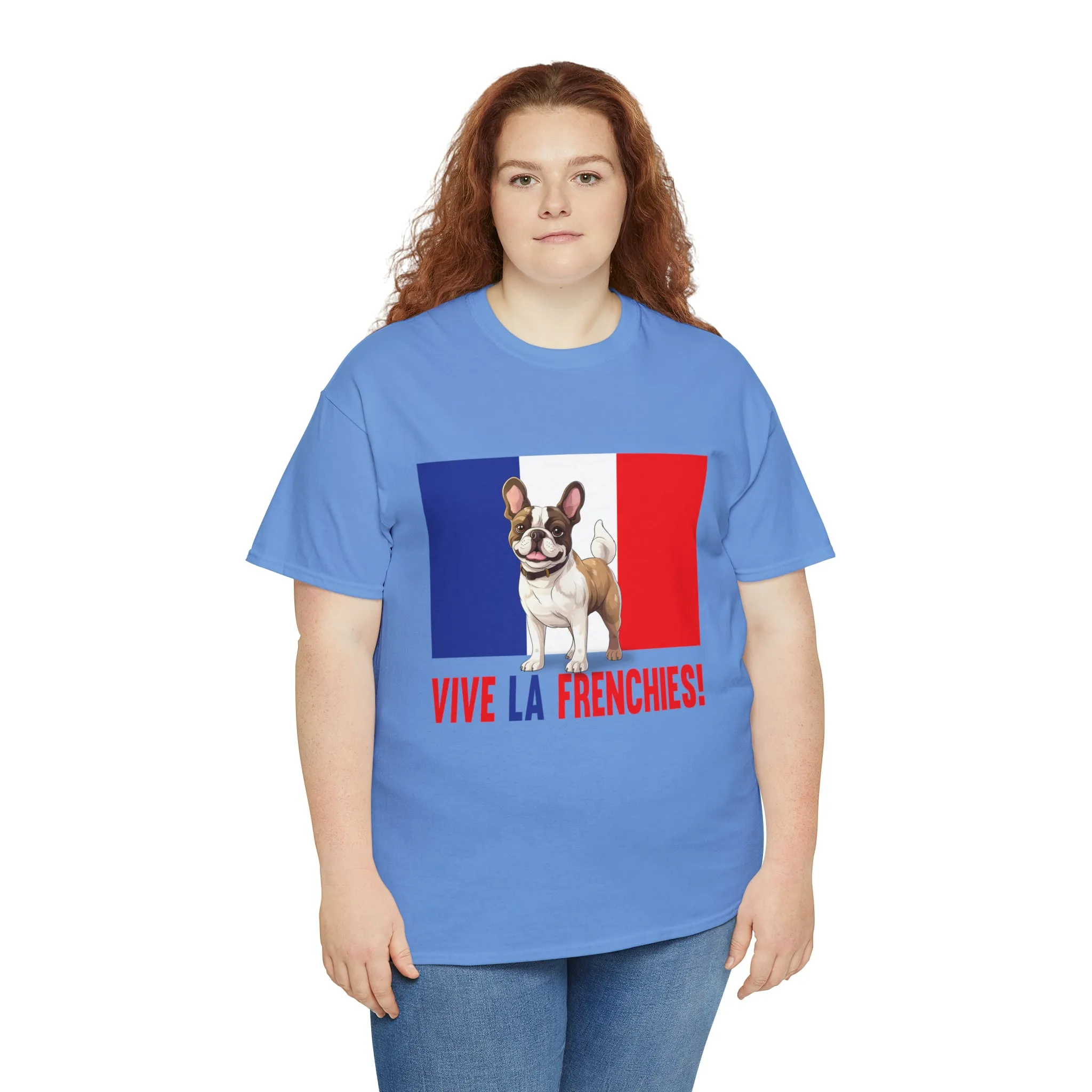 Vive La Frenchies - In this super comfortable cotton tee