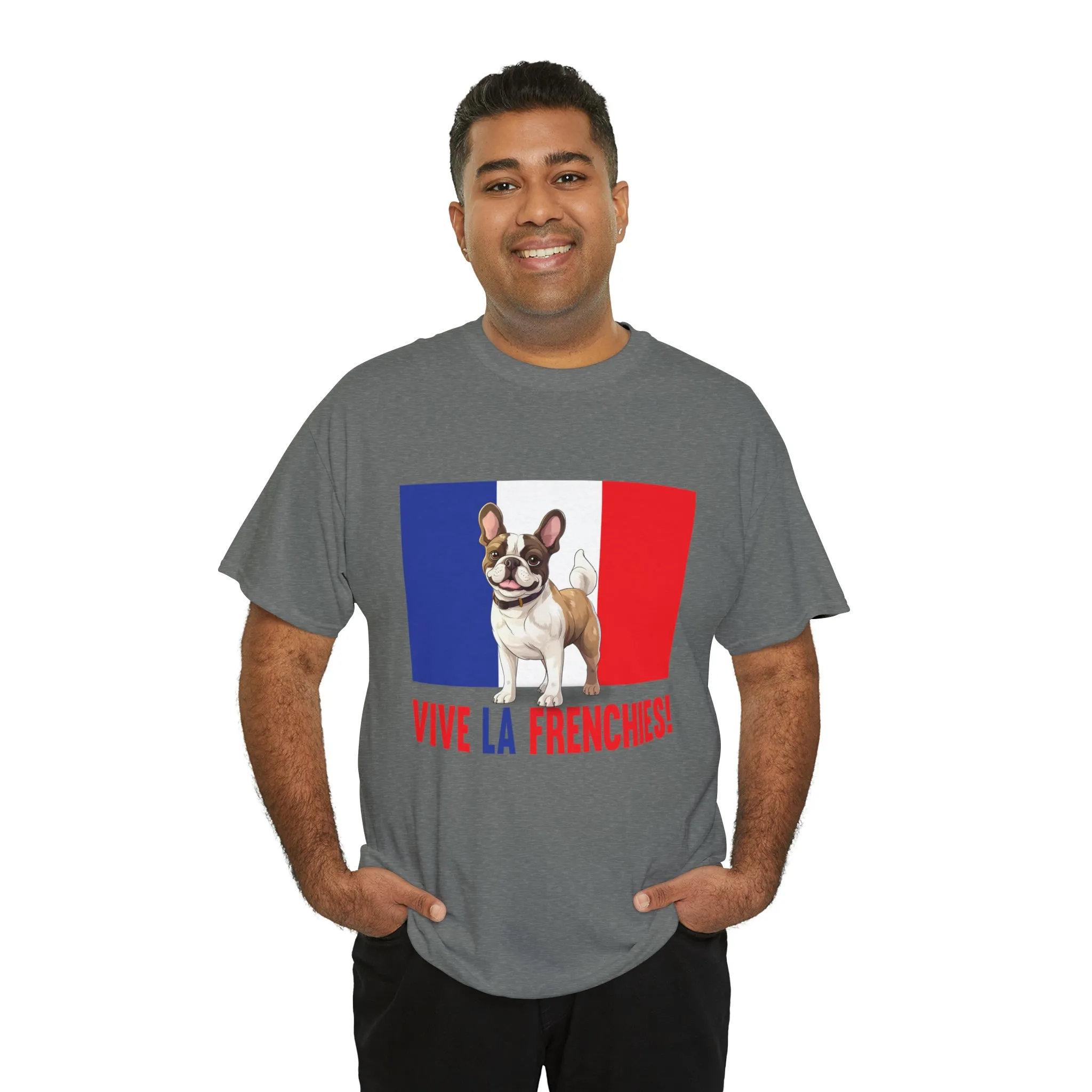 Vive La Frenchies - In this super comfortable cotton tee