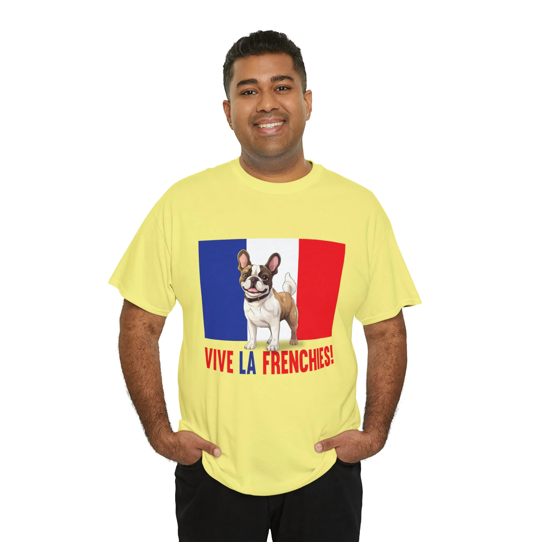 Vive La Frenchies - In this super comfortable cotton tee