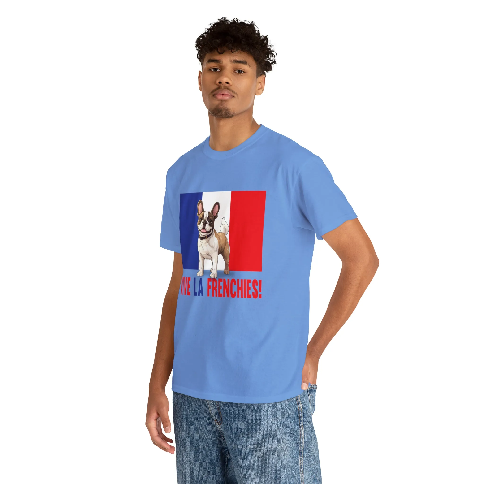 Vive La Frenchies - In this super comfortable cotton tee