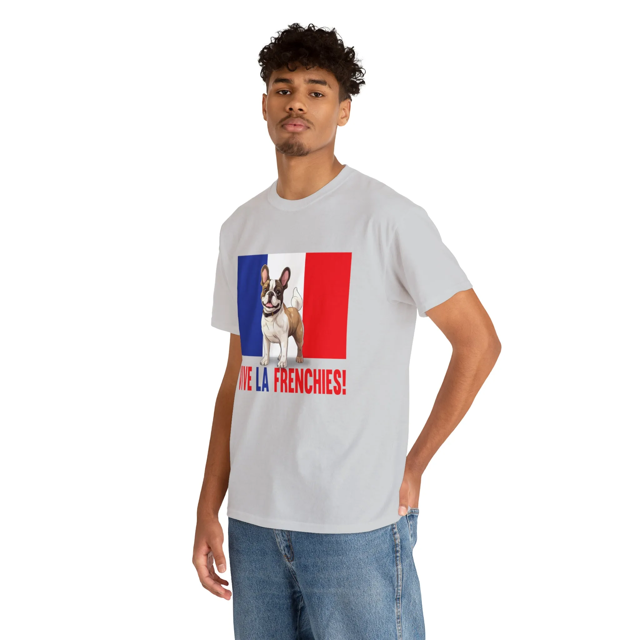 Vive La Frenchies - In this super comfortable cotton tee
