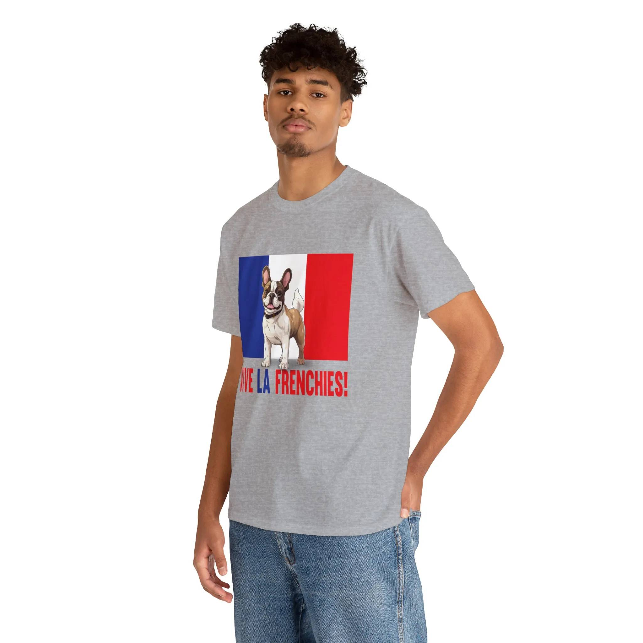Vive La Frenchies - In this super comfortable cotton tee