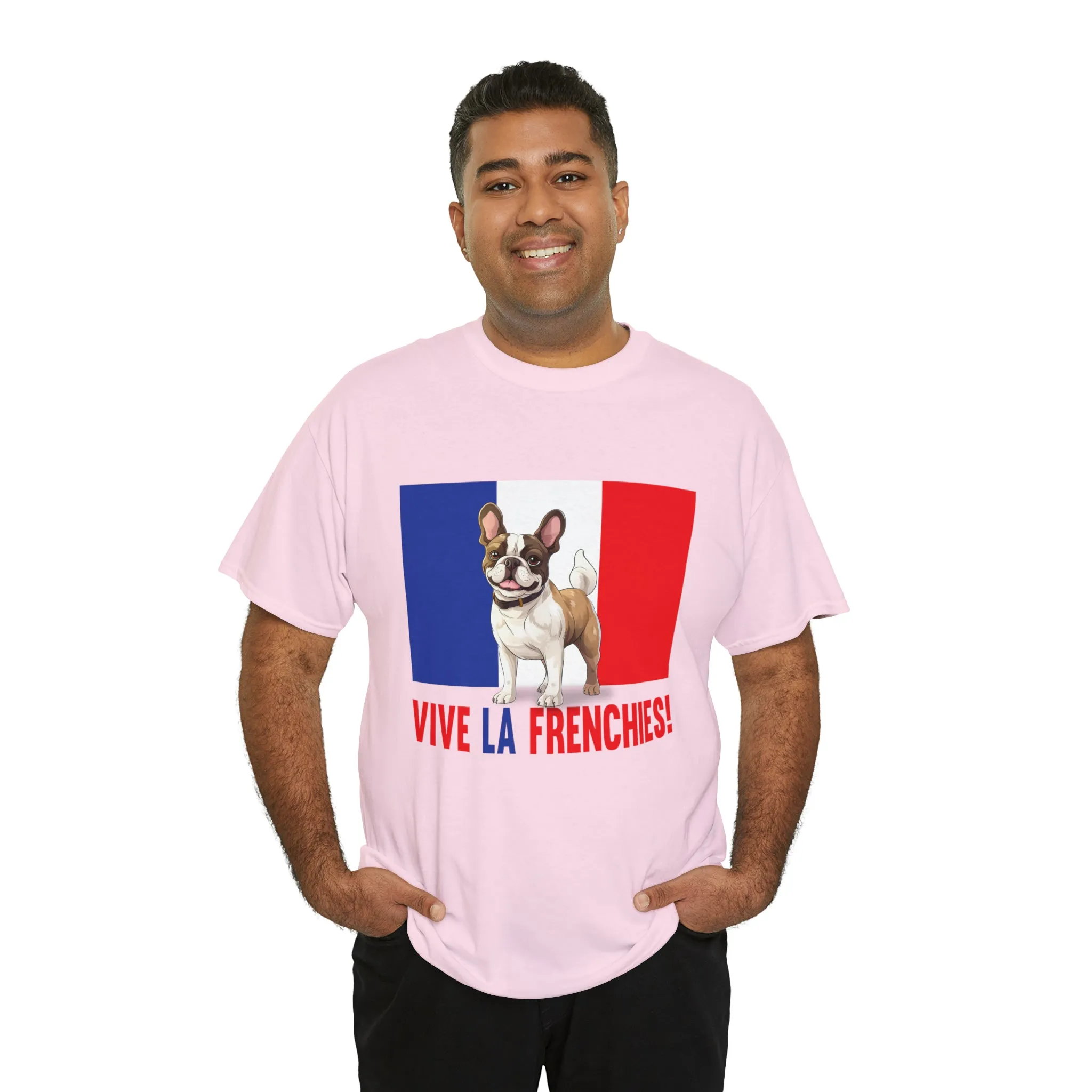 Vive La Frenchies - In this super comfortable cotton tee