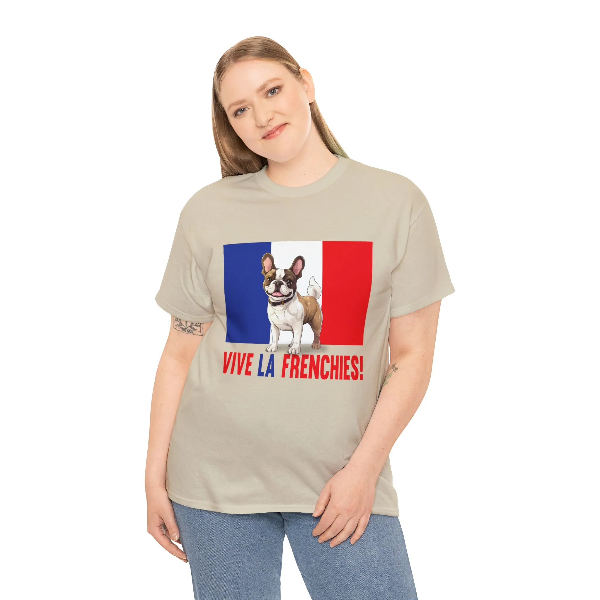Vive La Frenchies - In this super comfortable cotton tee