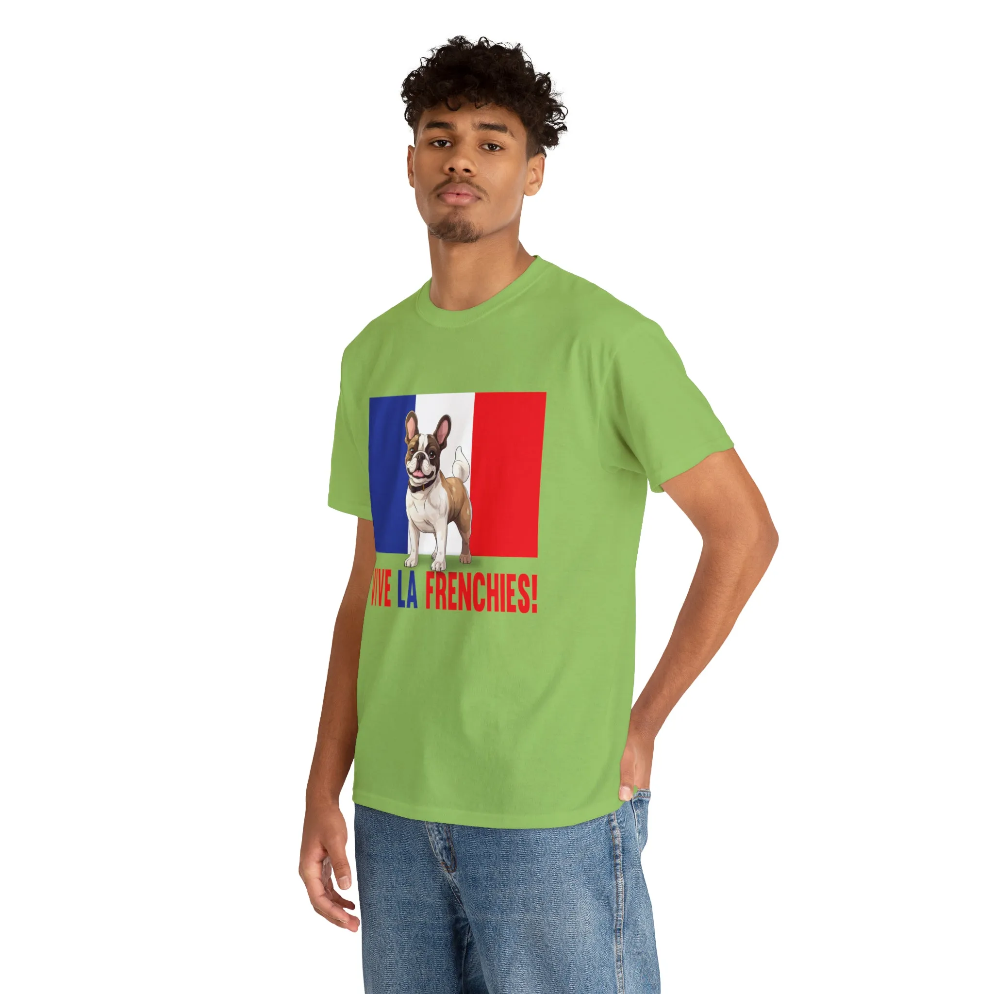 Vive La Frenchies - In this super comfortable cotton tee