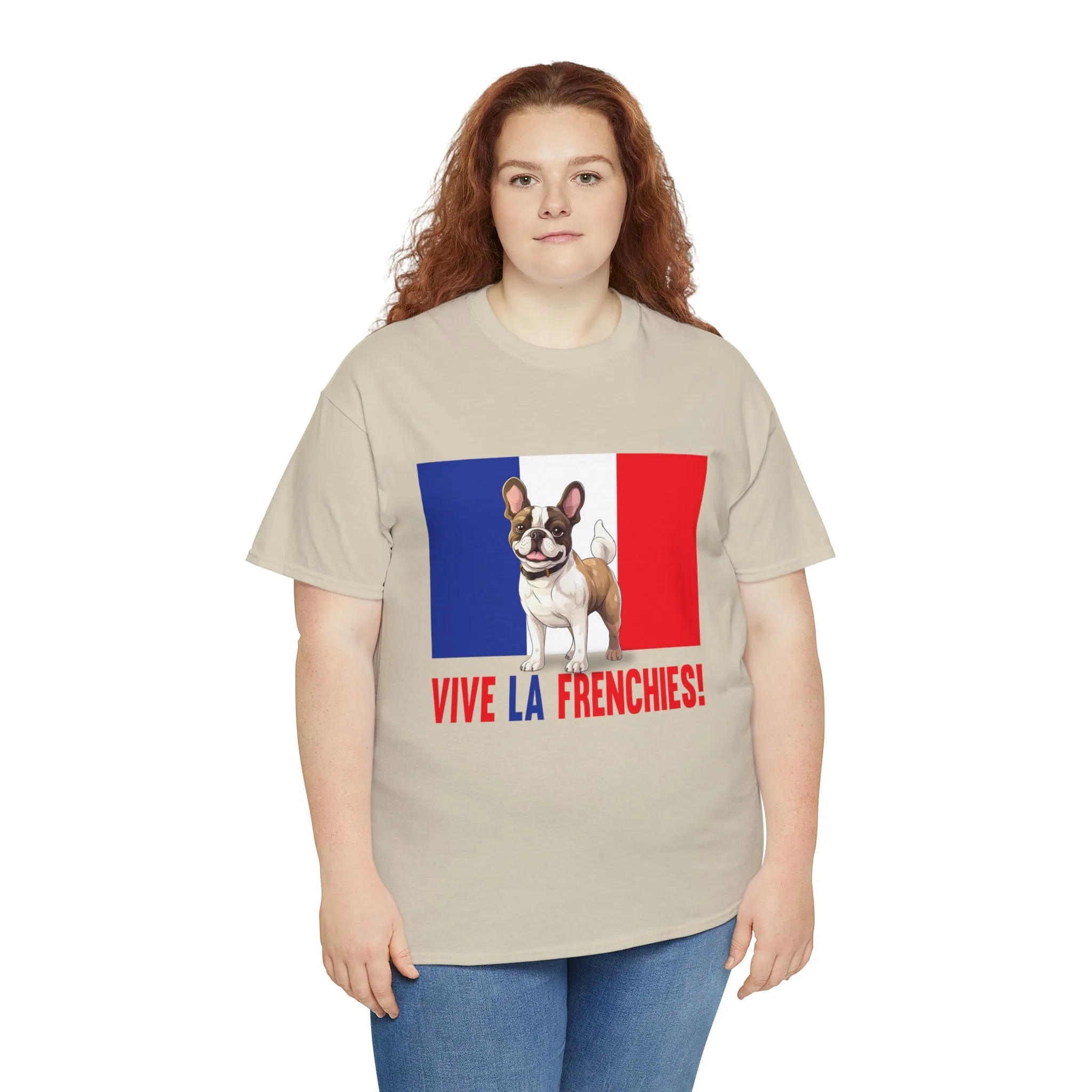 Vive La Frenchies - In this super comfortable cotton tee