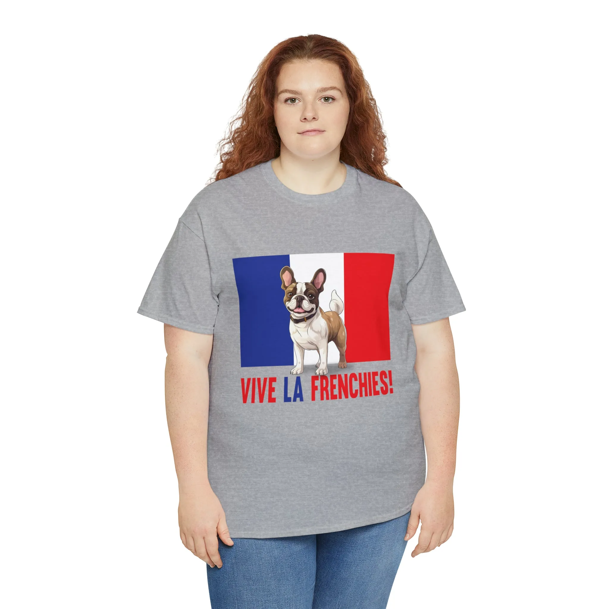 Vive La Frenchies - In this super comfortable cotton tee