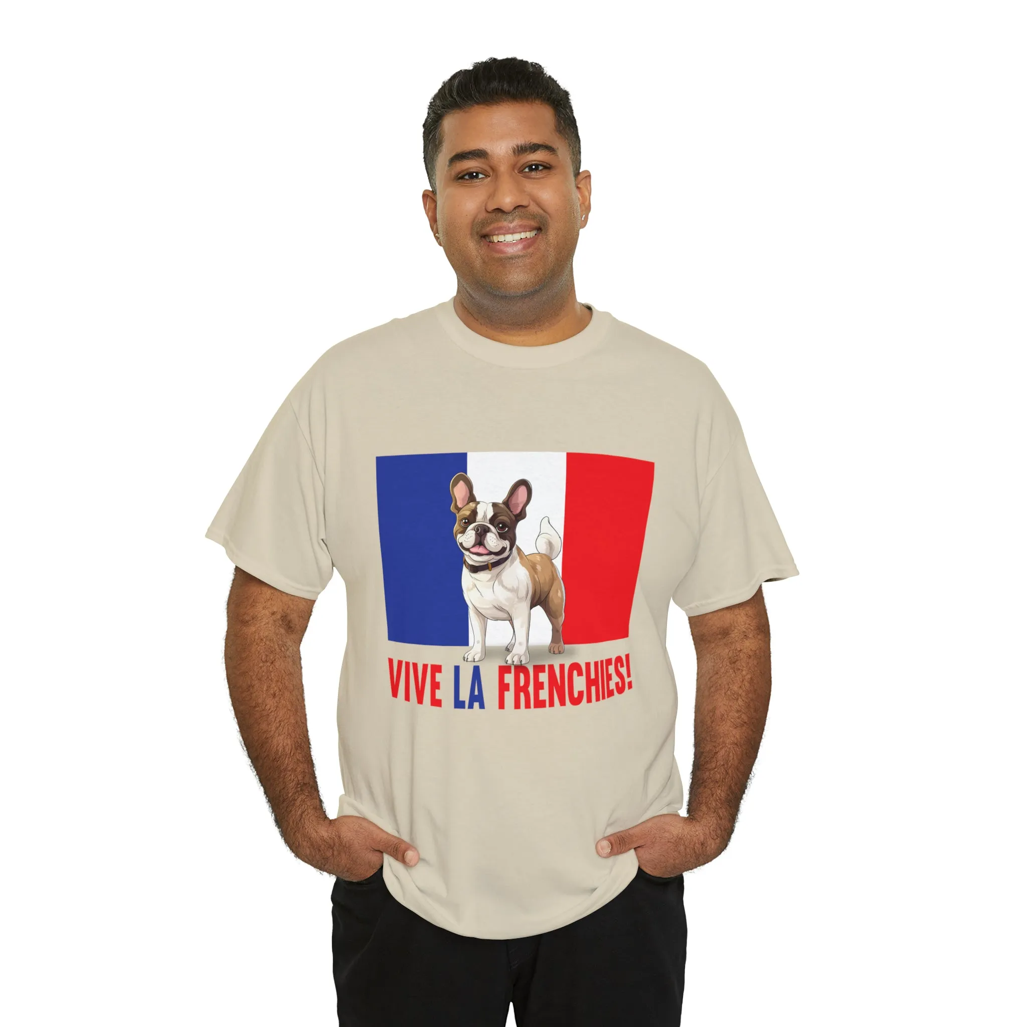 Vive La Frenchies - In this super comfortable cotton tee