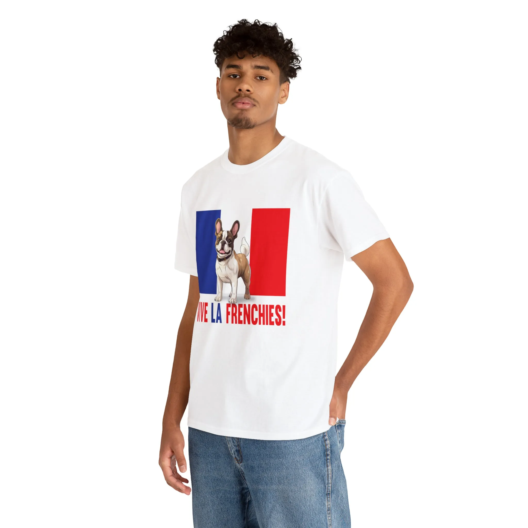 Vive La Frenchies - In this super comfortable cotton tee