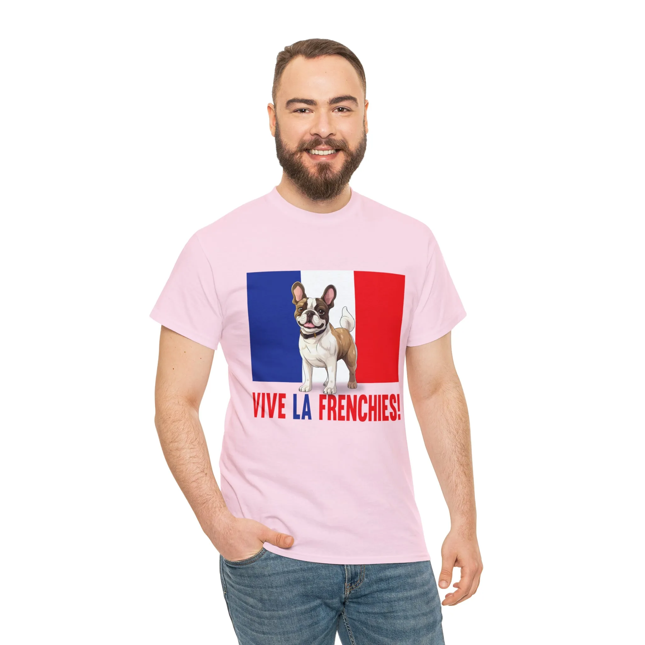 Vive La Frenchies - In this super comfortable cotton tee