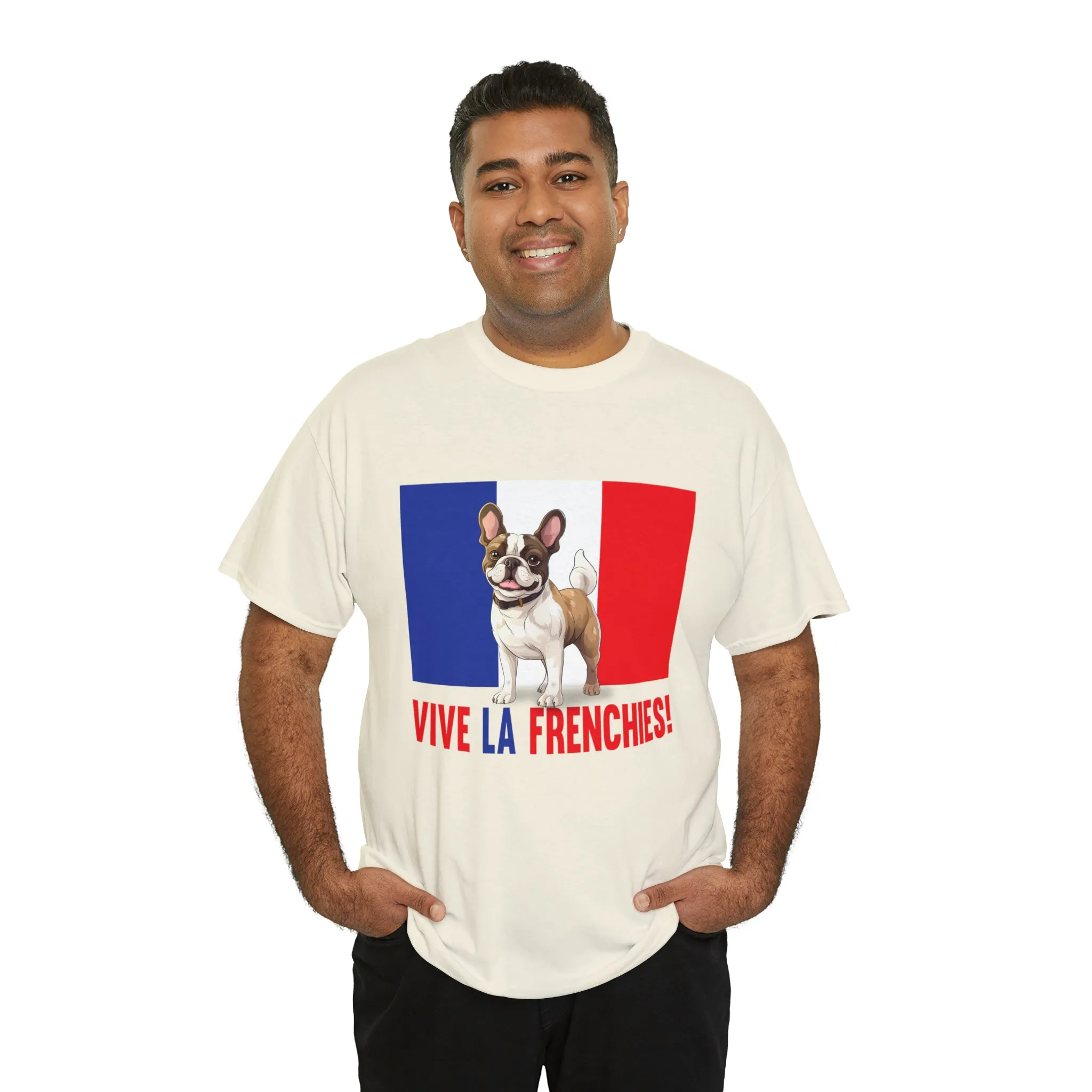 Vive La Frenchies - In this super comfortable cotton tee