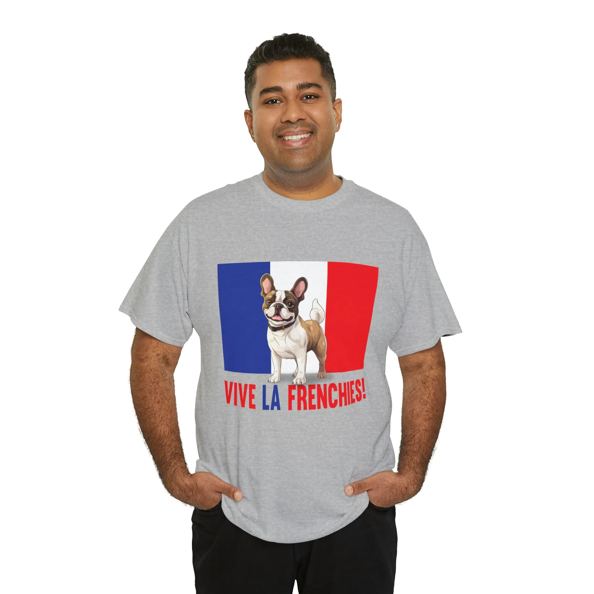 Vive La Frenchies - In this super comfortable cotton tee