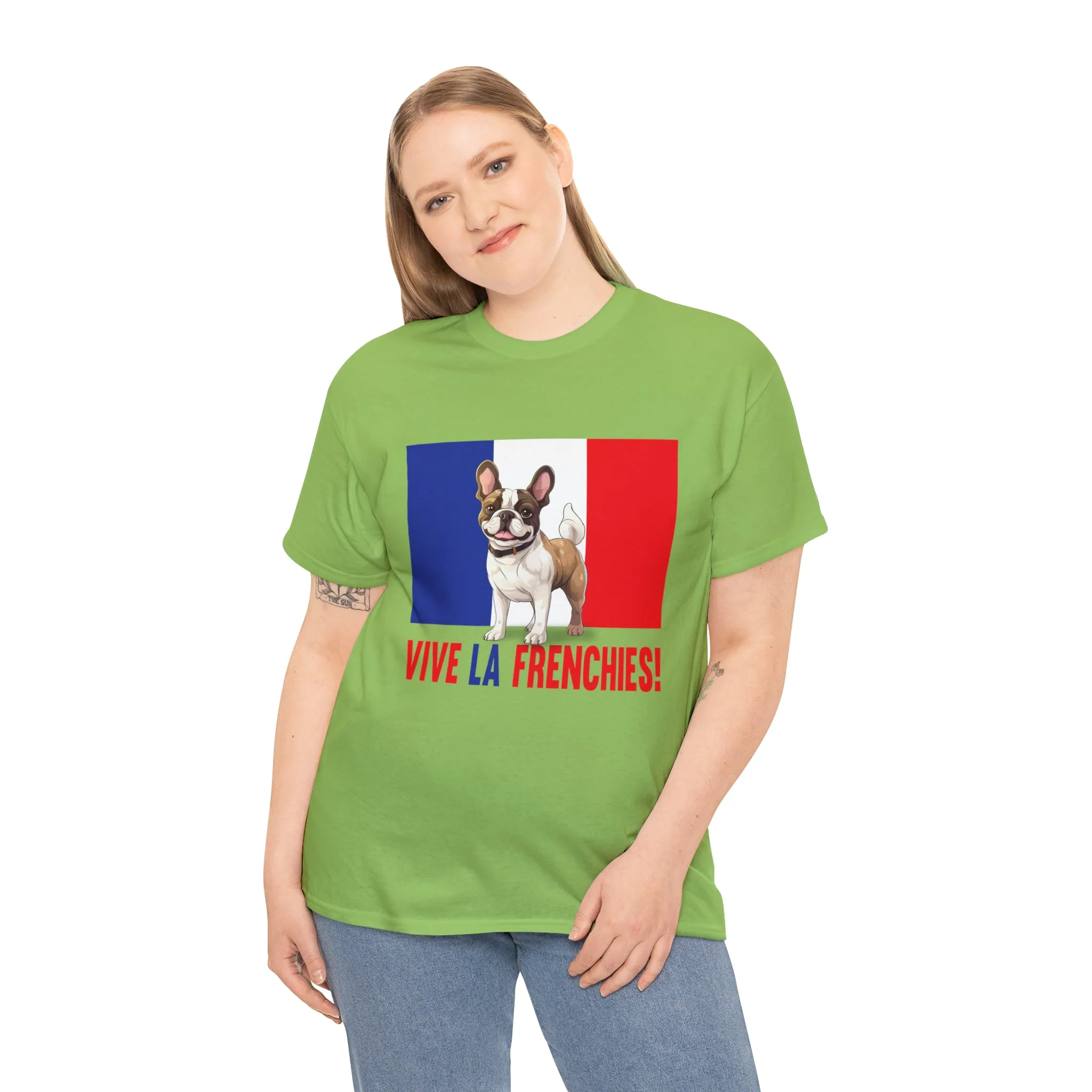 Vive La Frenchies - In this super comfortable cotton tee