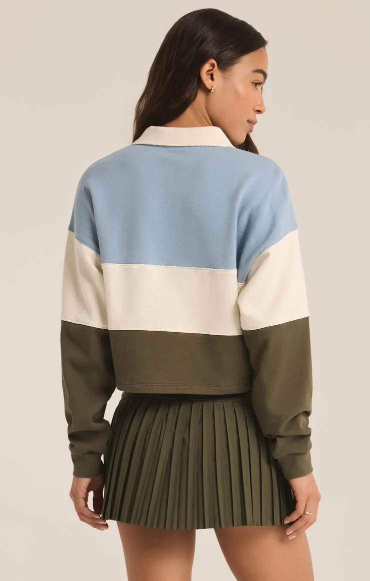 Z SUPPLY Player Collared Long Sleeve Top
